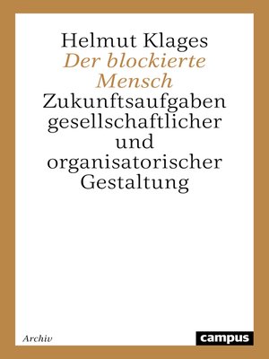cover image of Der blockierte Mensch